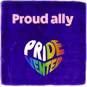"Proud ally" Paars