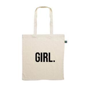Tote bag. Girl