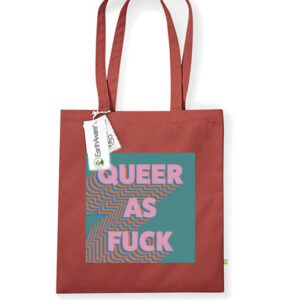 Tote bag. Queer as fuck