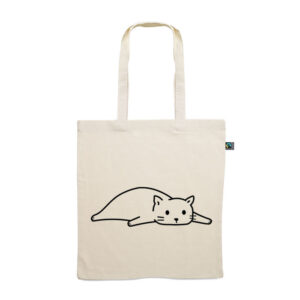 Tote bag. Kat liggend