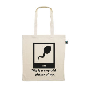 Tote bag. This is a very old picture of me