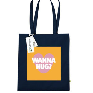 Tote bag. Wanna hug (geel)